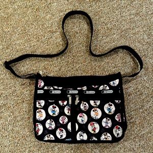 Excellent condition Minnie Mouse Lesportsac messenger bag
